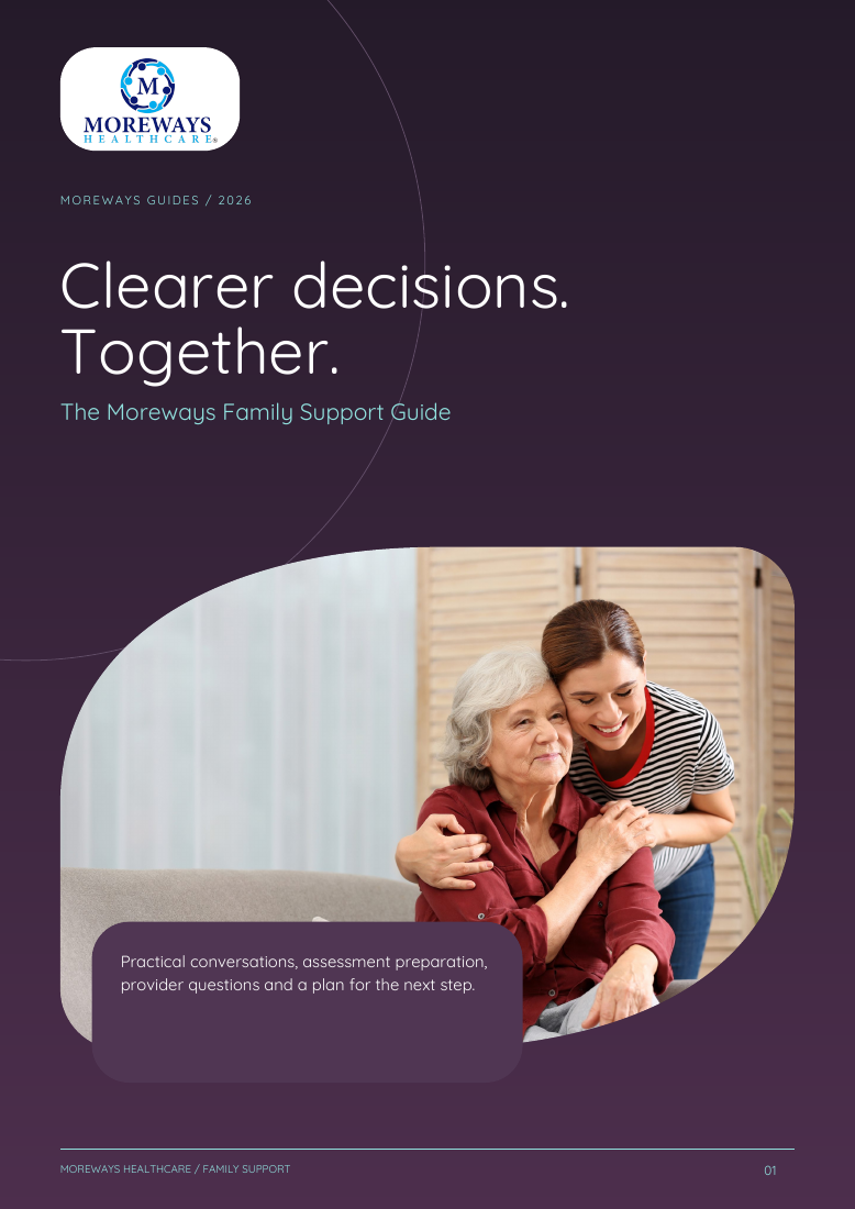 Family support brochure cover